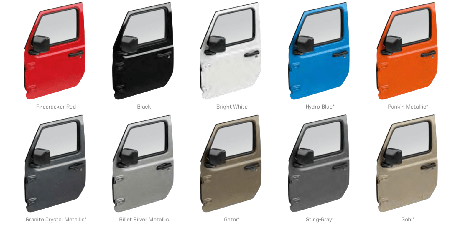 Jeep Gladiator Farben