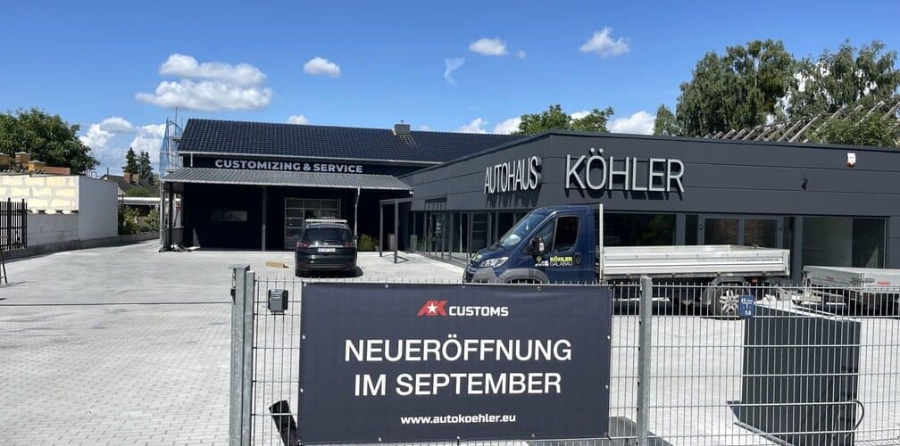 Autohaus Köhler – Neueröffnung der zweiten Niederlassung im September 2023