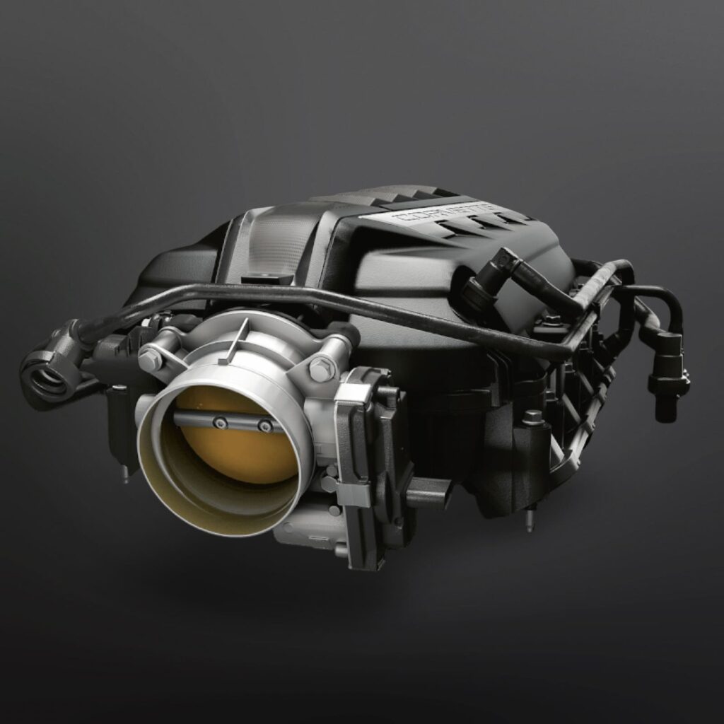 Corvette C8 Stingray - Ansaugsystem Darstellung des Ansaugsystems der Corvette C8 Stingray