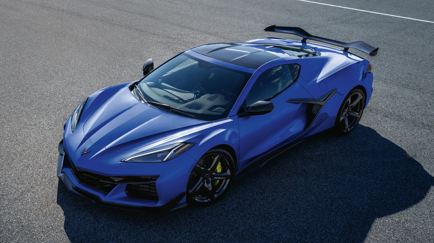 Corvette Z06 - Cabriolet Corvette Z06 Gesamtansicht von oben